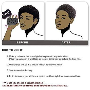 Hair Sponge Brush for Twists and Dreads - by Prohair |ProCare Outlet|