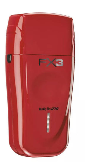 BaByliss PRO FXX3S FX3 Collection Red High-Speed Off-Set Double Foil Shaver NEW