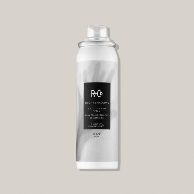 R+CO - Black Bright Shadows Root Touch-Up Spray |1.5 oz| - ProCare Outlet by R+CO