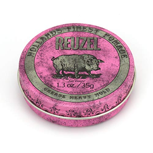 Reuzel - Grease Pink Heavy Hold Pomade - 1.3 oz / 35g - ProCare Outlet by Reuzel