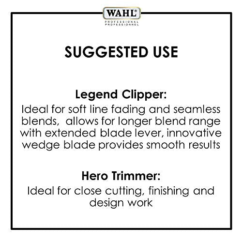 Wahl 5-Star Barber Combo #56272 - Legend Clipper and Hero T-Blade Trimmer
