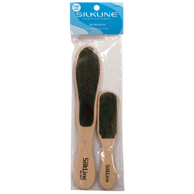 Silkline Two-Sided Duo Wooden Foot File - ProCare Outlet by Silkline