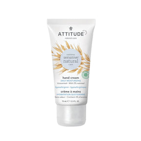 Hand Cream : SENSITIVE SKIN - Unscented - by Attitude |ProCare Outlet|