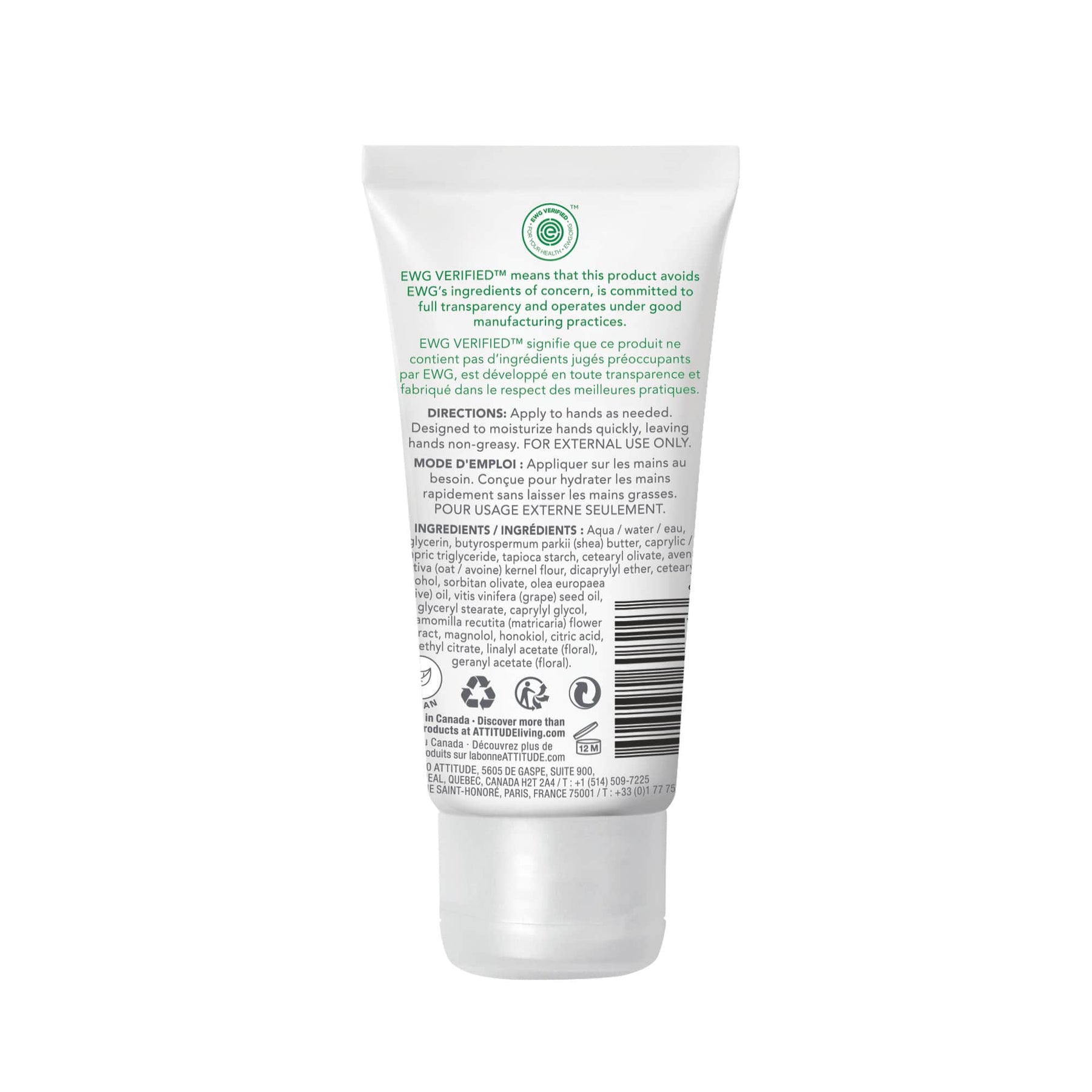 Hand Cream : SENSITIVE SKIN - by Attitude |ProCare Outlet|