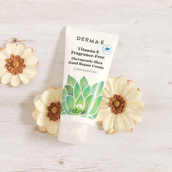 Vitamin E Fragrance-Free Sensitive Skin Shea Hand Repair Cream - by DERMA E |ProCare Outlet|