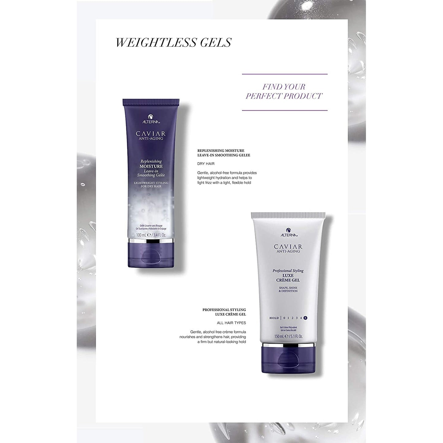 Caviar Anti-Aging Replenishing Moisture Leave-In Smoothing Gelee