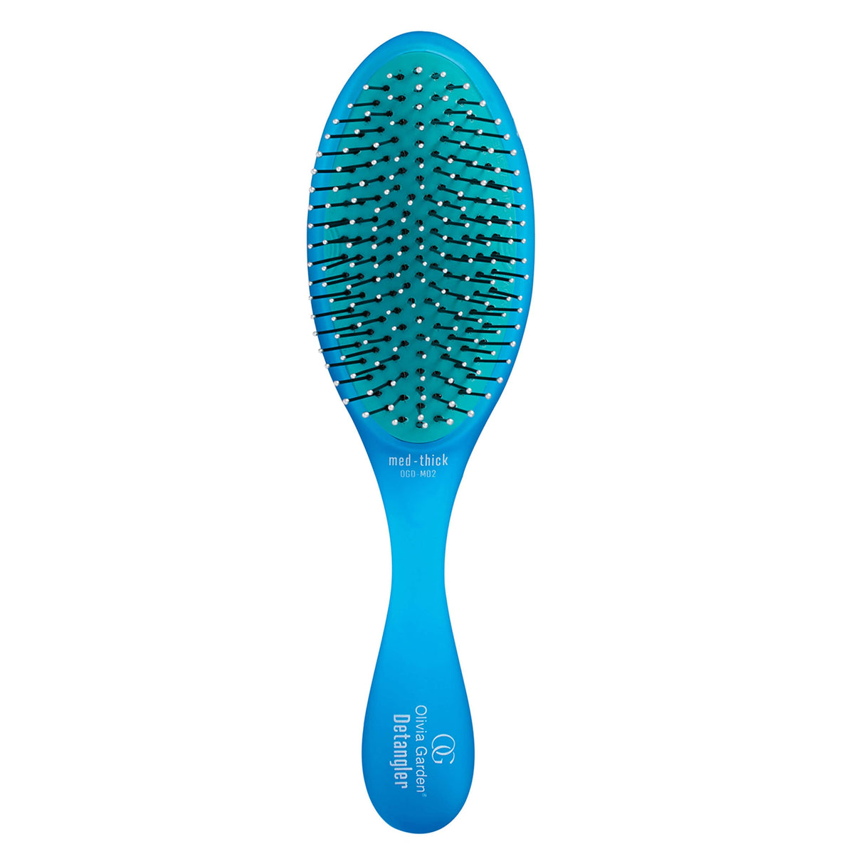 Olivia Garden Detangler Brush For Fine Medium and Thick Hair - Medium-Thick / Blue - by Olivia Garden |ProCare Outlet|