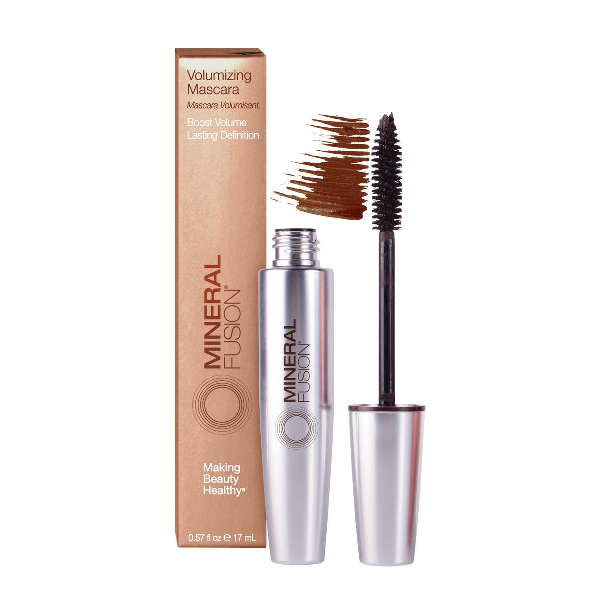 Mineral Fusion - Volumizing Mascara - Chestnut - ProCare Outlet by Mineral Fusion