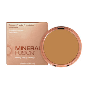 Mineral Fusion - Pressed Powder Foundation - Olive 4 - Tan / .32 oz - ProCare Outlet by Mineral Fusion