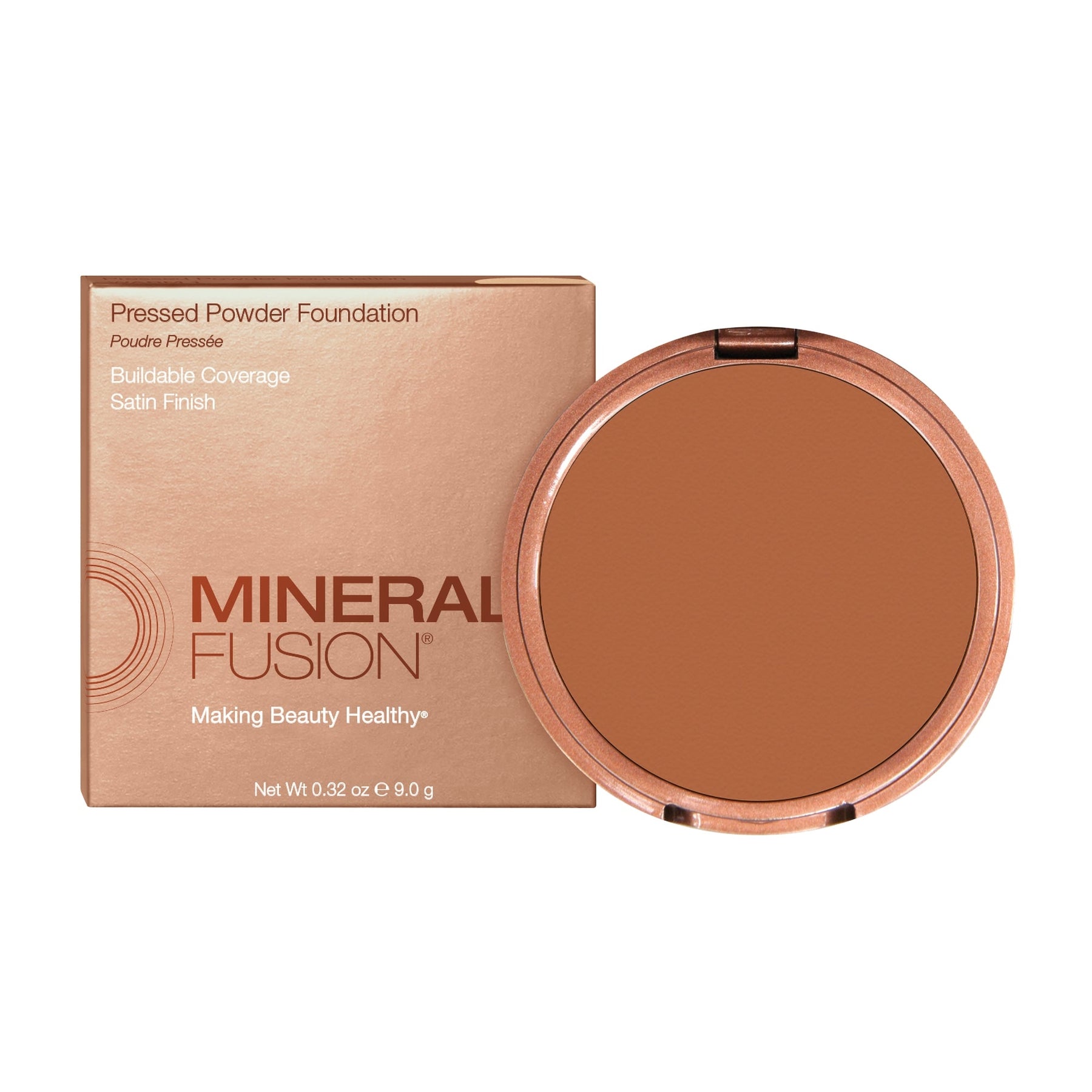 Mineral Fusion - Pressed Powder Foundation - Deep 3 - Cocoa / .32 oz - ProCare Outlet by Mineral Fusion