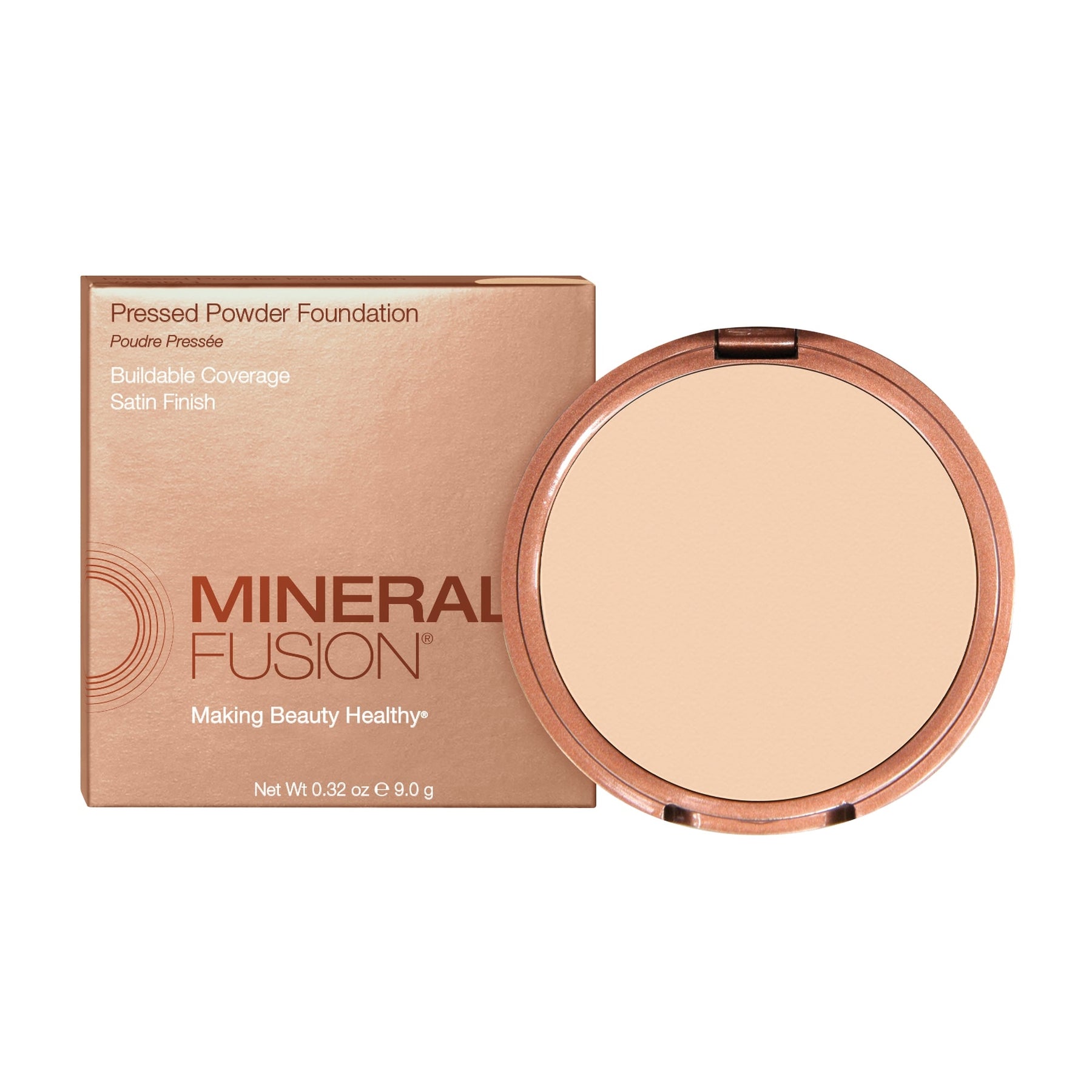 Mineral Fusion - Pressed Powder Foundation - Cool 1 - Fair / .32 oz - ProCare Outlet by Mineral Fusion