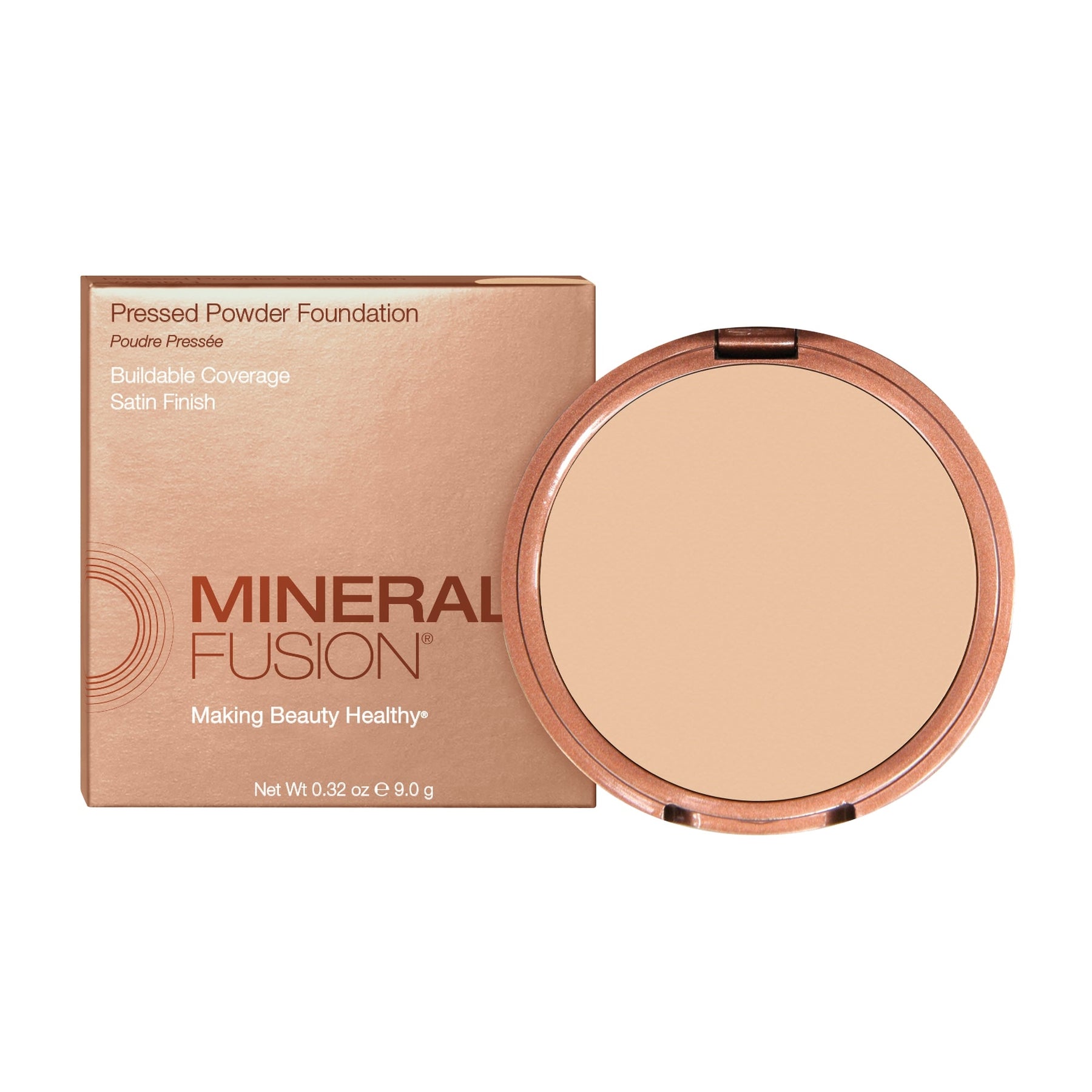 Mineral Fusion - Pressed Powder Foundation - Neutral 2 - Light / .32 oz - ProCare Outlet by Mineral Fusion