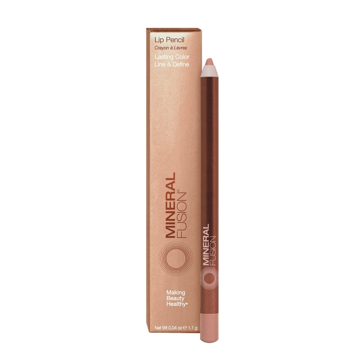 Mineral Fusion - Lip Pencil - Graceful- dusty pink / .04 fl.oz - by Mineral Fusion |ProCare Outlet|