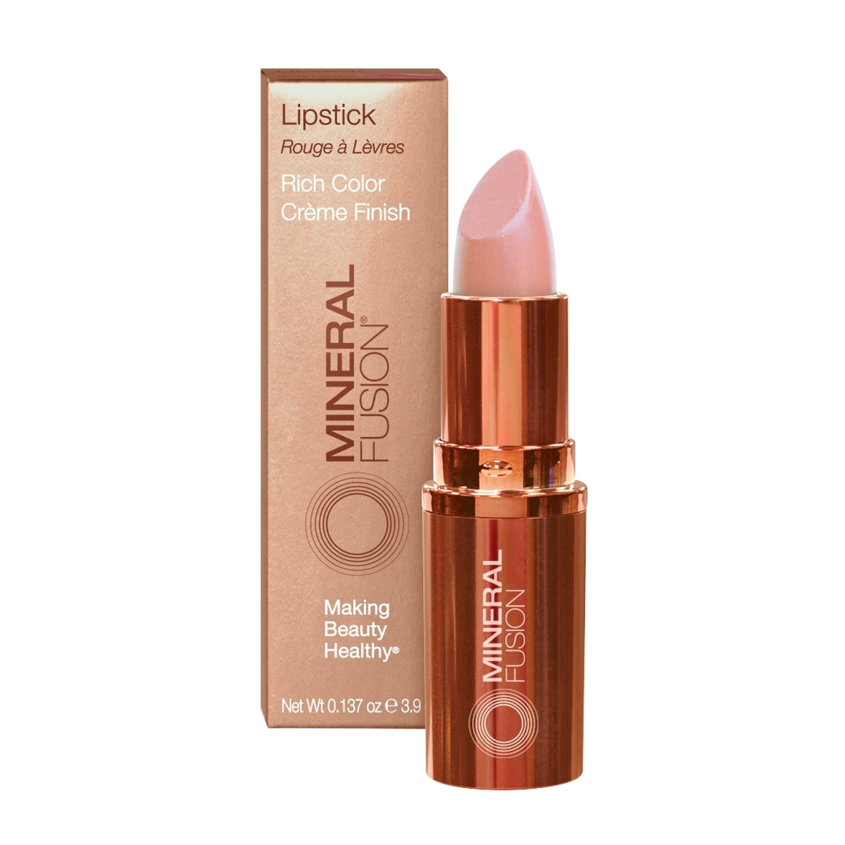 Mineral Fusion - Lipstick - Nude- nude mauve / .137 oz - ProCare Outlet by Mineral Fusion