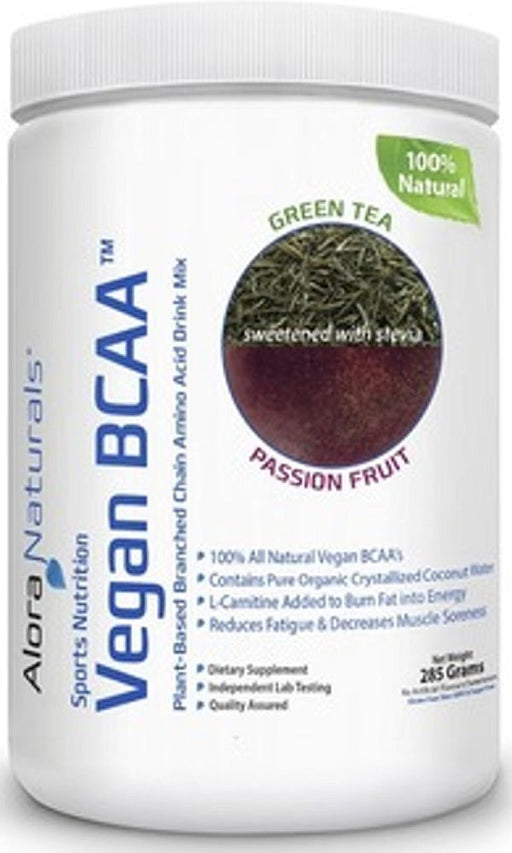 ALORA NATURALS Vegan BCAA (Green Tea Passion Fruit - 285 gr) - ProCare Outlet by Alora Naturals