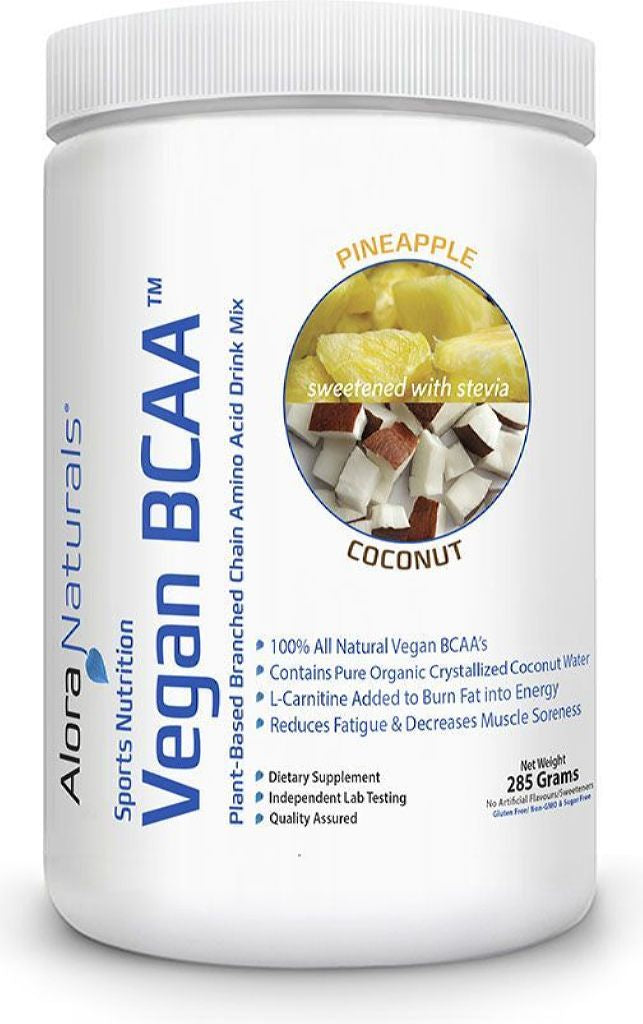 ALORA NATURALS Vegan BCAA (Pineapple Coconut - 285 gr) - by Alora Naturals |ProCare Outlet|
