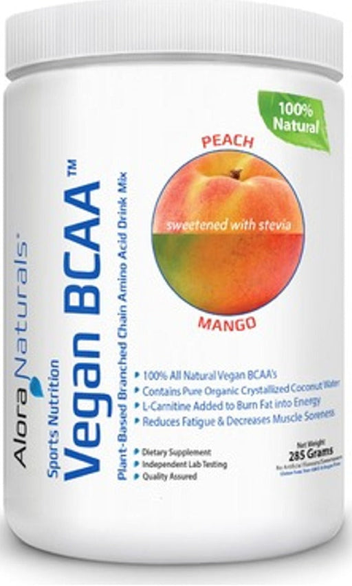 ALORA NATURALS Vegan BCAA (Peach Mango - 285 gr) - ProCare Outlet by Alora Naturals