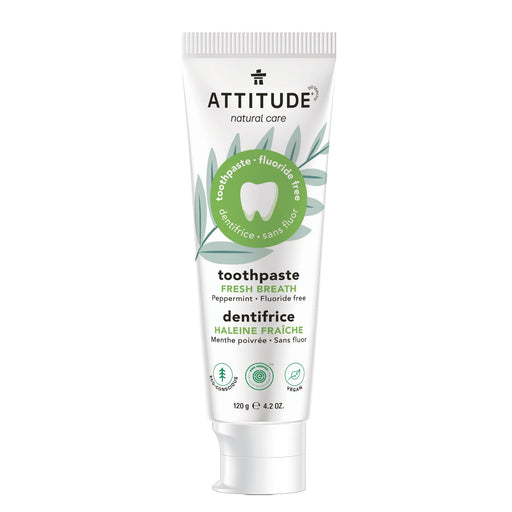 Fluoride Free Adult Toothpaste : Fresh Breath - ProCare Outlet by Attitude