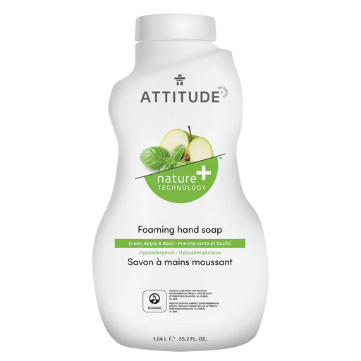 Foaming Hand Soap Refill - Green Apple and Basil - by Attitude |ProCare Outlet|