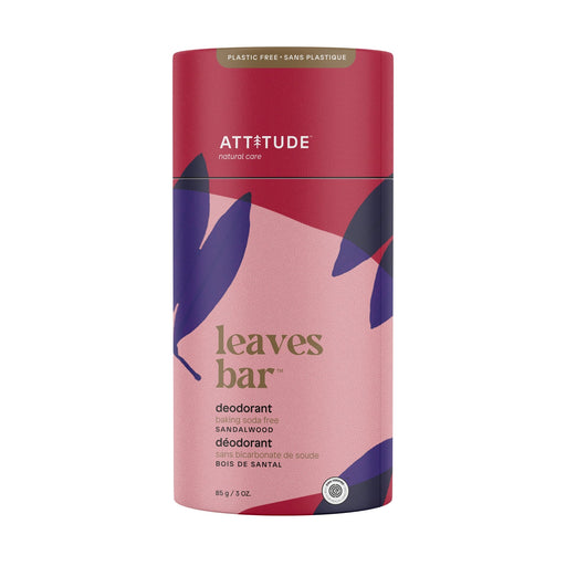 Plastic Free Deodorant : leaves bar™ - Sandalwood - ProCare Outlet by ATTITUDE