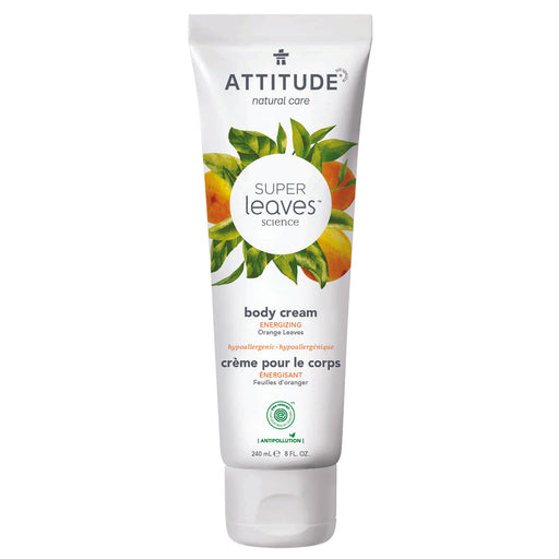 Body Cream : SUPER LEAVES™ - Orange Leaves - by Attitude |ProCare Outlet|