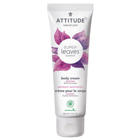 Body Cream : SUPER LEAVES™ - White Tea Leaves - by Attitude |ProCare Outlet|