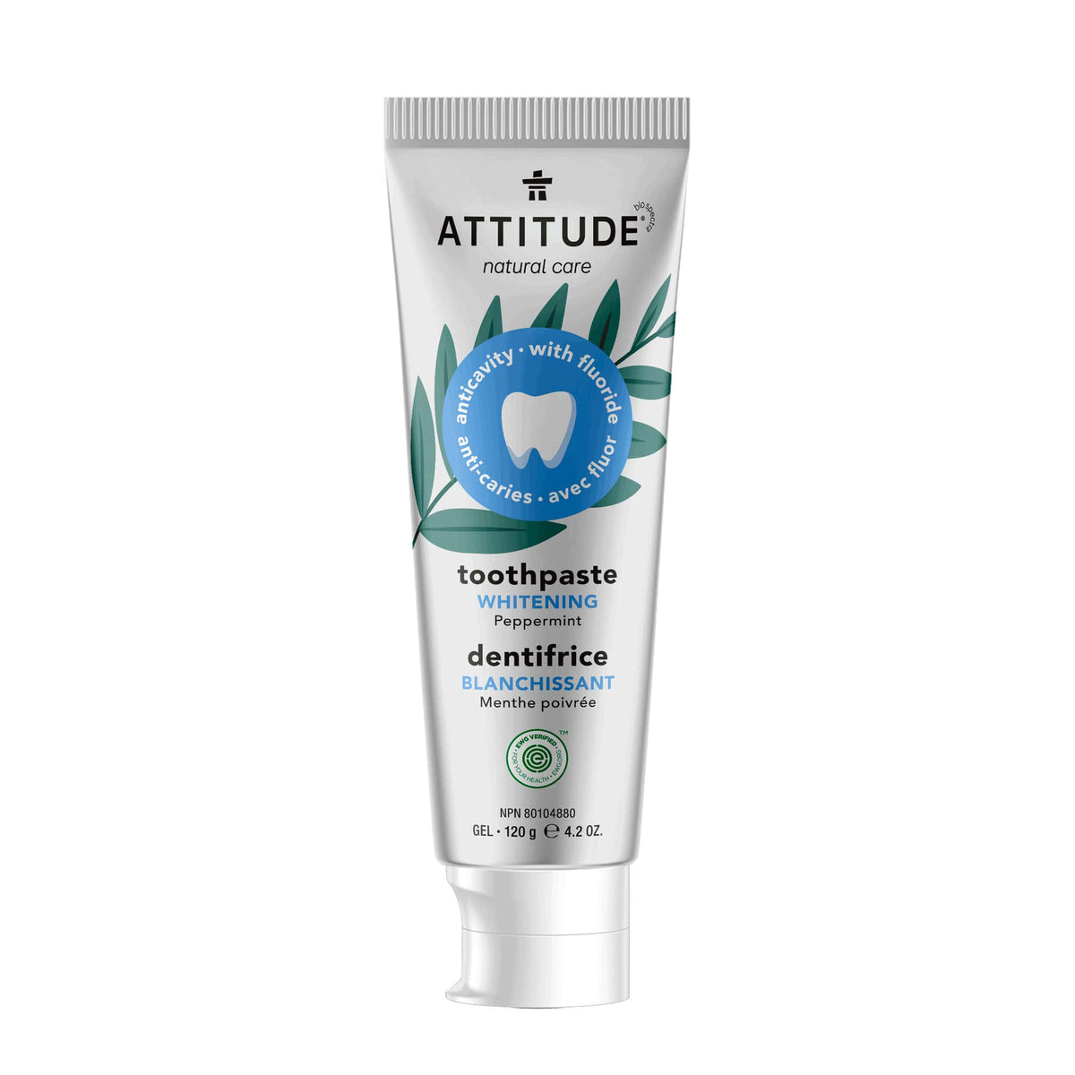 Toothpaste Whitening with Fluoride - 120g - ProCare Outlet by ATTITUDE
