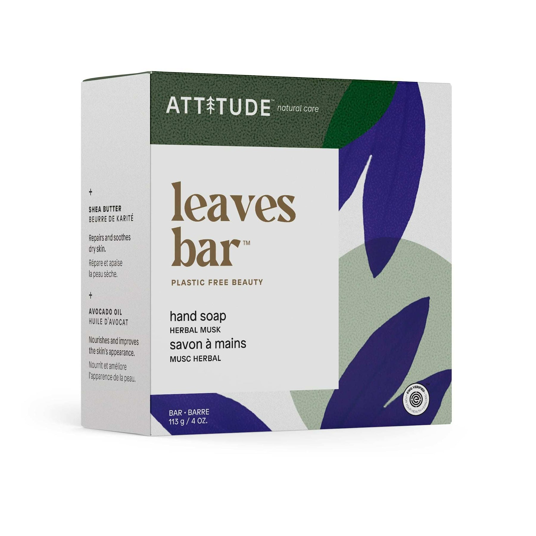 Hand Soap : leaves bar™ - Herbal Musk - by Attitude |ProCare Outlet|