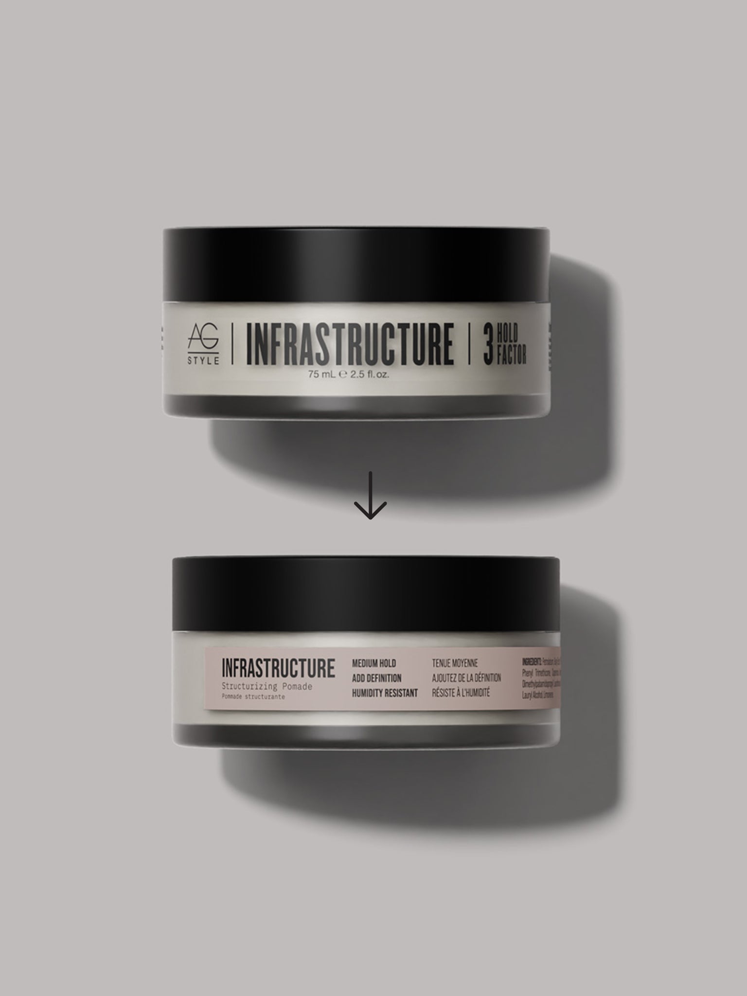 AG Hair - INFRASTRUCTURE Structurizing Pomade - ProCare Outlet by AG Hair
