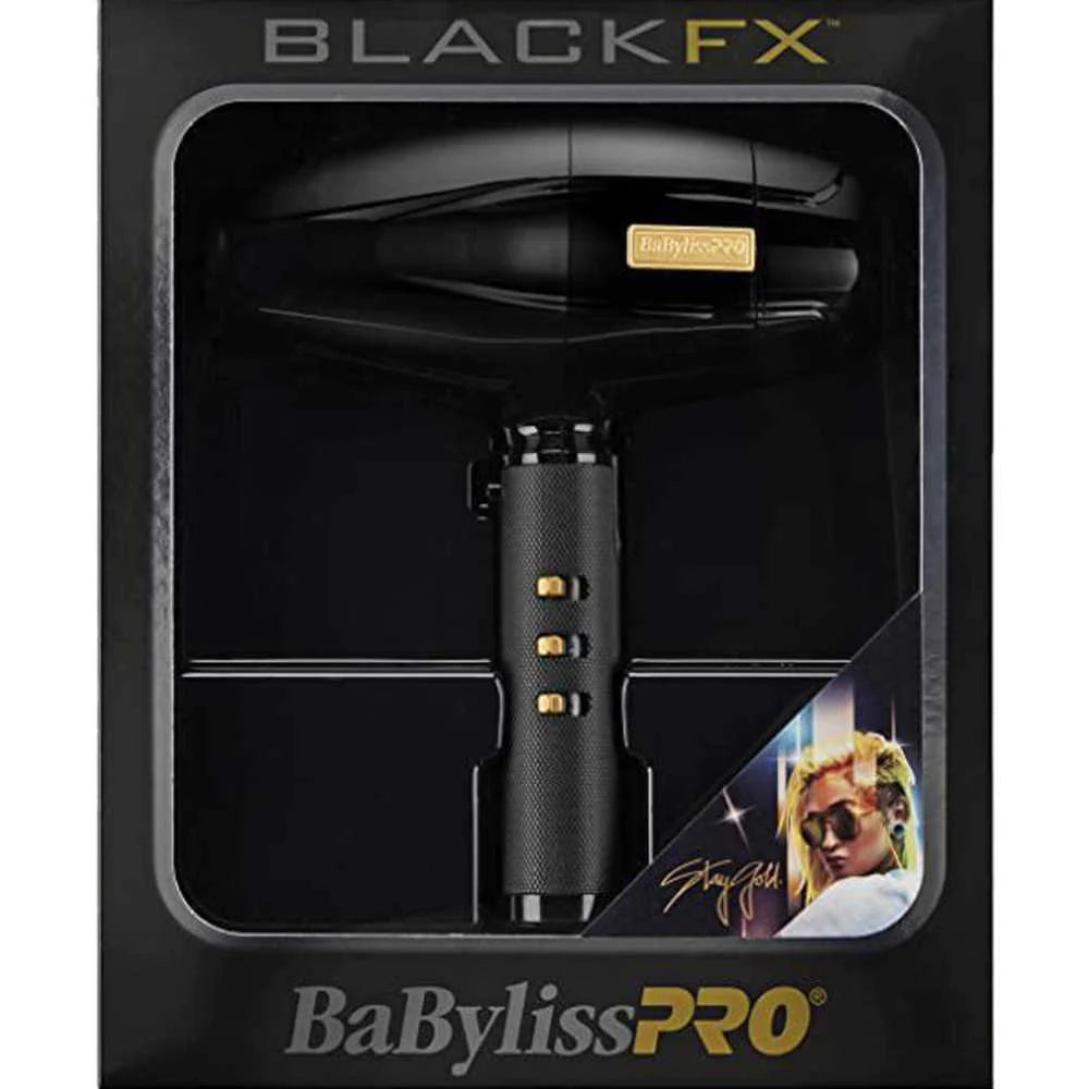 BaBylissPRO BlackFX High-Performance Turbo Hairdryer - FXBDB1C