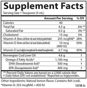 Carlson Labs Cod Liver Oil, Lemon - ProCare Outlet by Carlson Labs