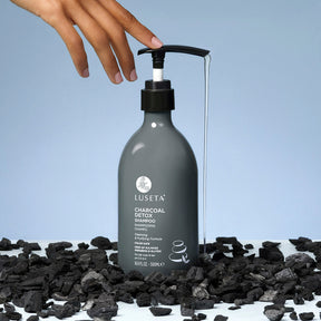 Charcoal Detox Shampoo - 16.9oz - by Luseta Beauty |ProCare Outlet|