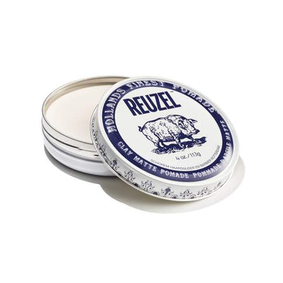 Reuzel Clay Matte Pomade - Strong Hold & Matte Finish for Active Men