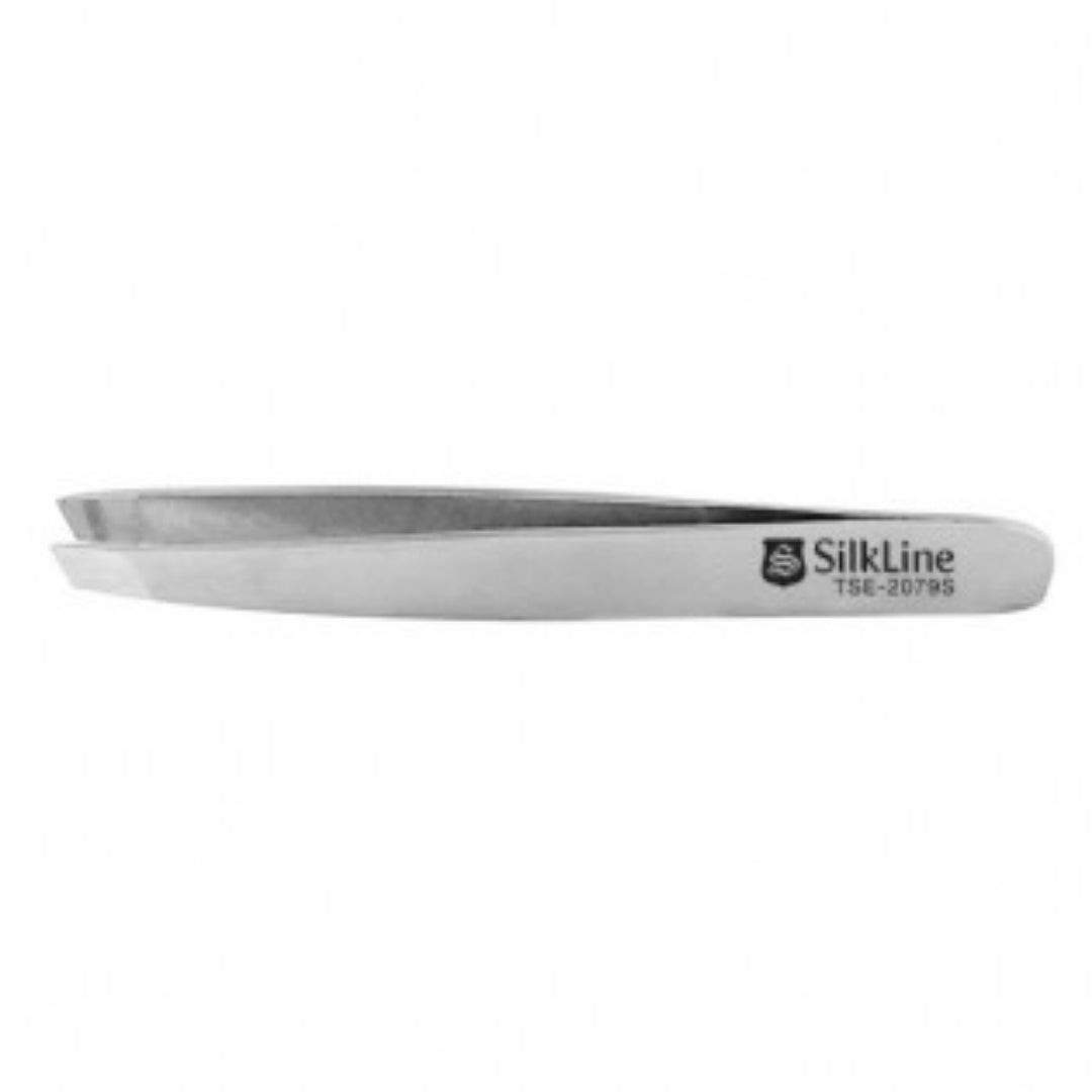 Silkline Tweezers - Mini Slanted - TSE2079SNC - by Silkline |ProCare Outlet|