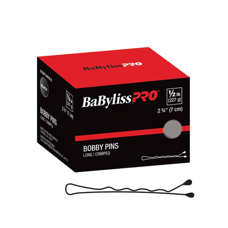 BaBylissPRO - (34976) 2 Crimped Bobby Pin - Silver - 1lb