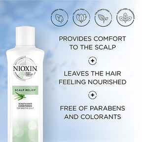 Nioxin Professional - Scalp Relief - Conditioner for Sensitive, Dry and Itchy Scalp |33.8 oz | - ProCare Outlet by Nioxin Professional