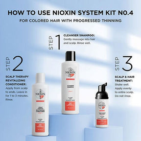 Nioxin Professional - System 4 Scalp & Hair Treatment |6.76 oz| - ProCare Outlet by Nioxin Professional