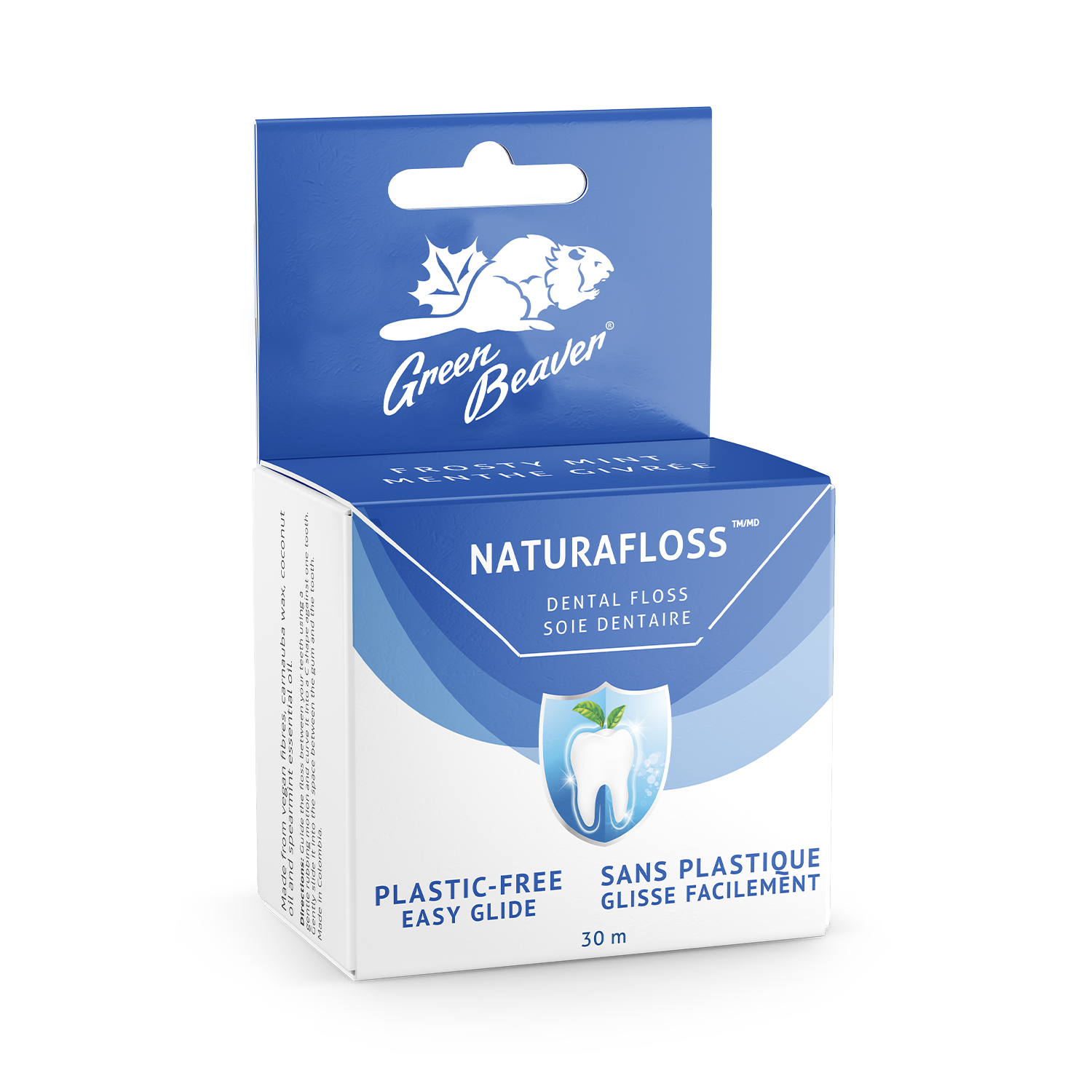 NaturaFloss™ Dental Floss - Frosty Mint (30m) - by Green Beaver |ProCare Outlet|