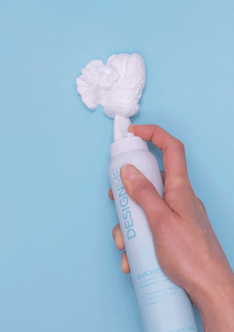 Designme - QUICKIE.ME • Shampooing sec mousse
