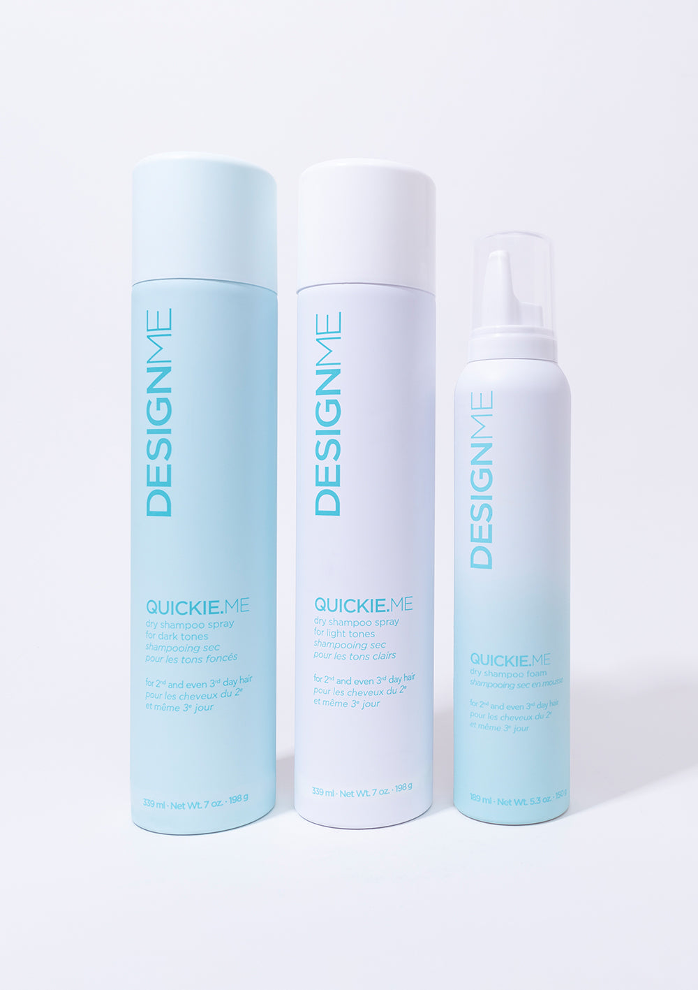 Designme - QUICKIE.ME • Shampooing sec mousse