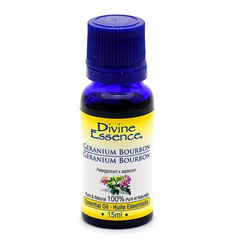 Geranium Bourbon Organic Essential Oil 15ml, DIVINE ESSENCE - ProCare Outlet by Divine Essence