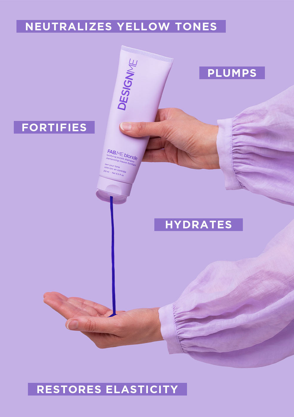 Designme - FAB.ME BLONDE • Fortifying Purple Shampoo