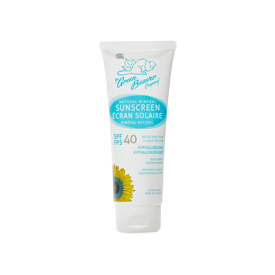Mineral Sunscreen - SPF 40 - by Green Beaver |ProCare Outlet|