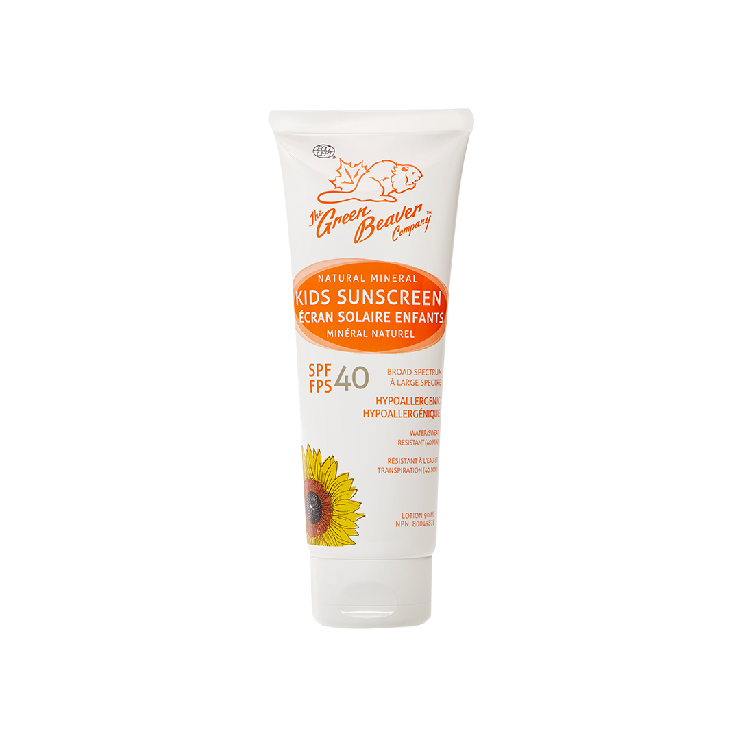 Mineral Sunscreen For KIDS- SPF 40 90ml - by Green Beaver |ProCare Outlet|
