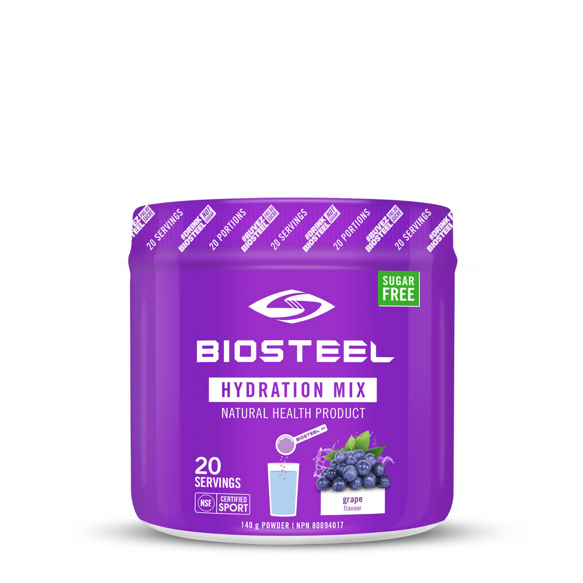 Hydration Mix / Grape - 20 Servings - by BioSteel Sports Nutrition |ProCare Outlet|