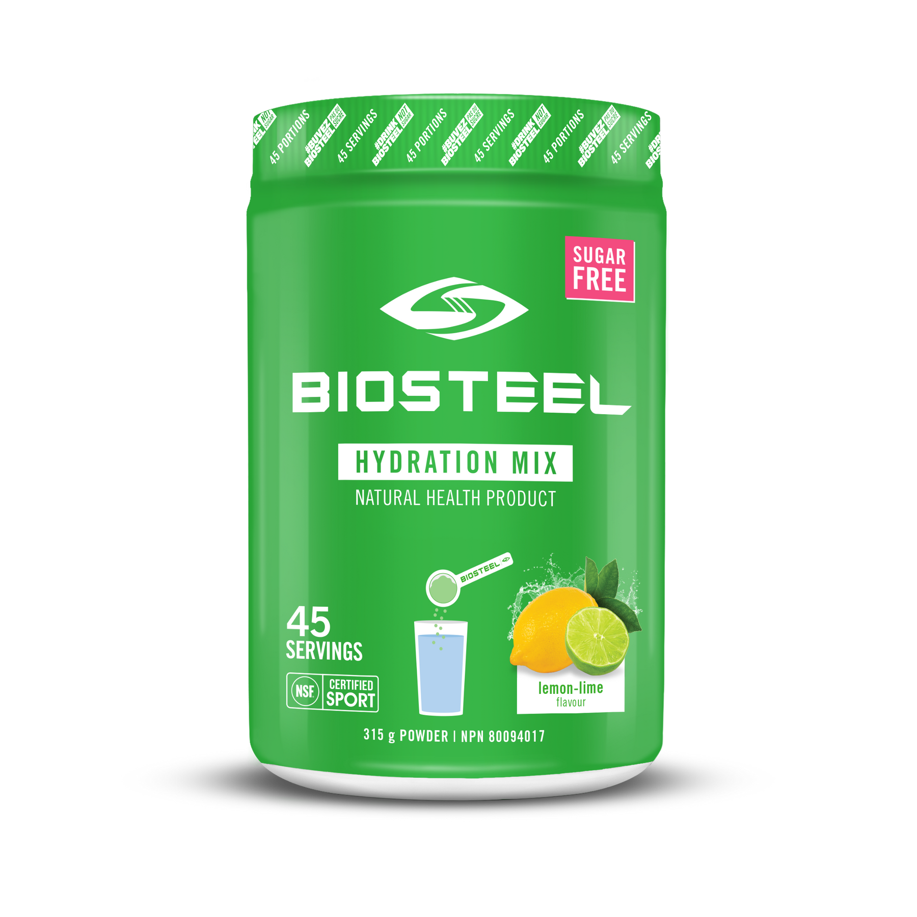 HYDRATION MIX / Lemon-Lime - 45 Servings - ProCare Outlet by BioSteel Sports Nutrition