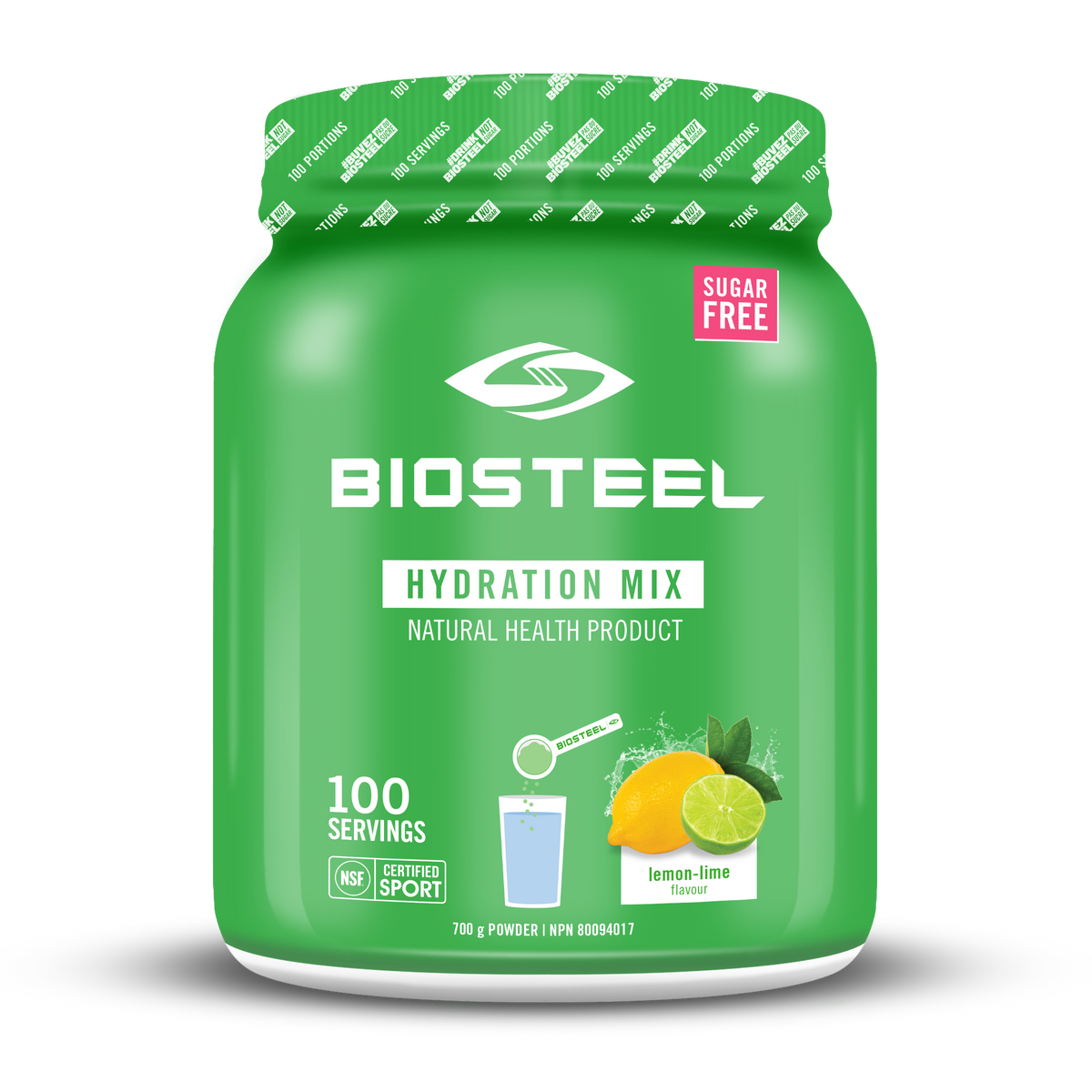 HYDRATION MIX / Lemon-Lime - 100 Servings - by BioSteel Sports Nutrition |ProCare Outlet|