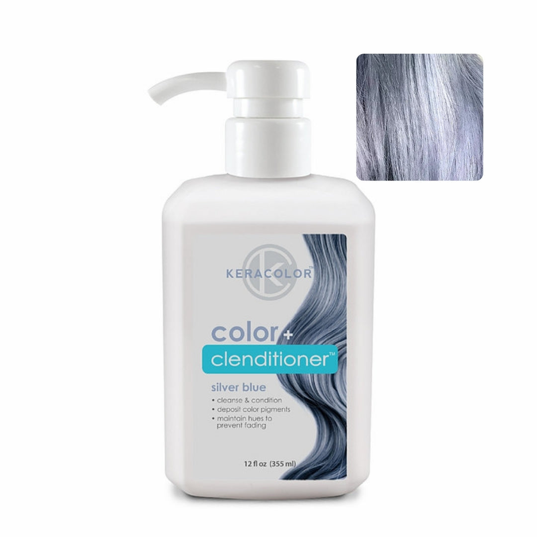 Color+Clenditioner - 355ml/12oz - Silver Blue - by Kerachroma |ProCare Outlet|