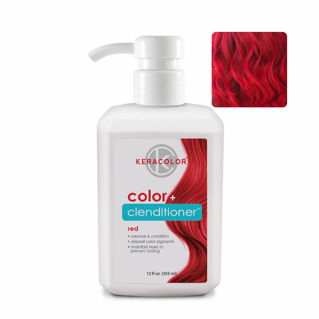 Color+Clenditioner - 355ml/12oz - Red - by Kerachroma |ProCare Outlet|