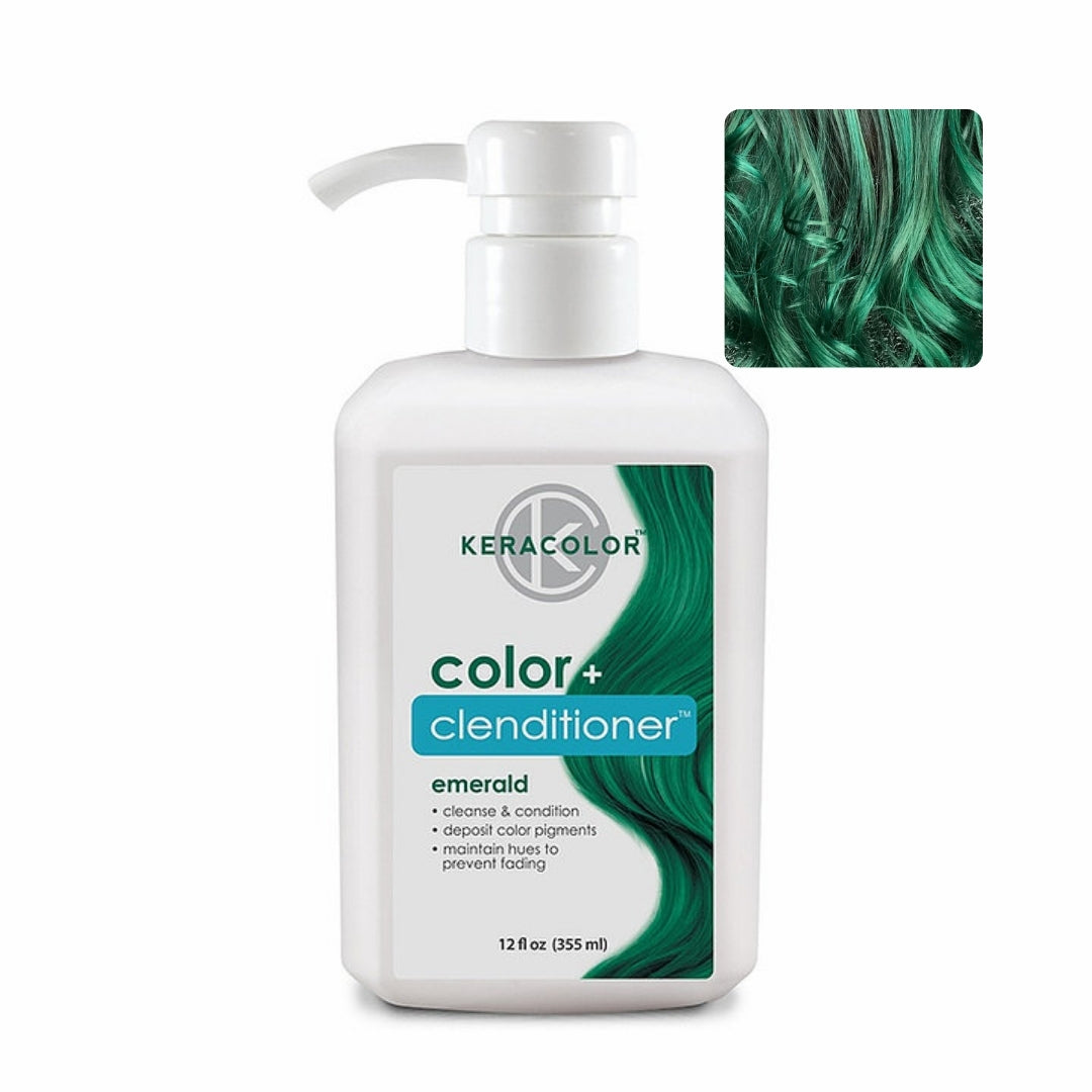 Color+Clenditioner - 355ml/12oz - Emerald - by Kerachroma |ProCare Outlet|
